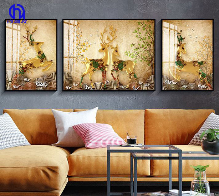 TOP 6+ những bức tranh treo tường đẹp nhất hiện nay 6 mau-tranh-huou-tai-loc-dep