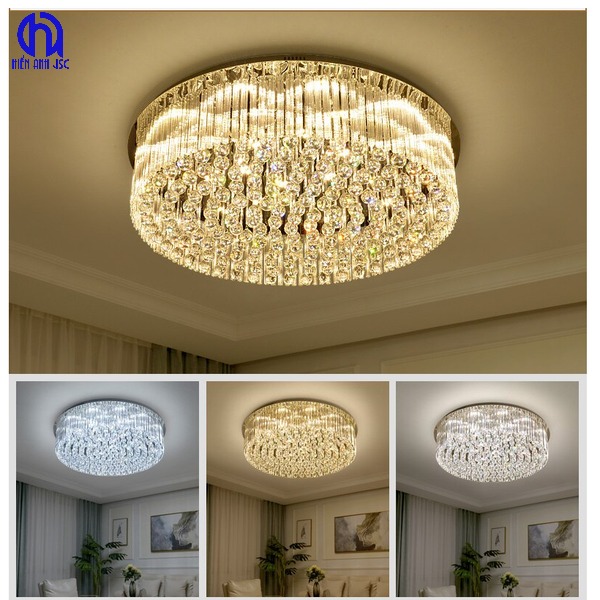 5+ Mẫu đèn chùm trang trí phòng khách nhỏ đẹp nhất