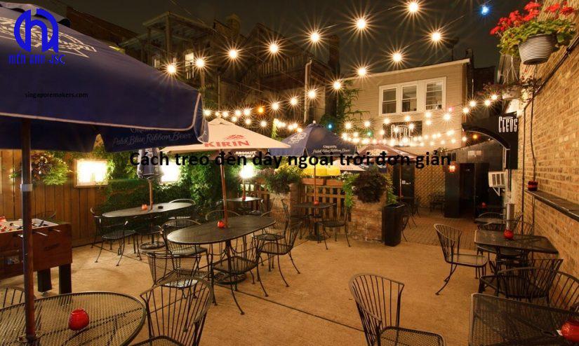Bí quyết chọn đèn trang trí ngoài trời quán cafe hoàn hảo 2 Bí quyết chọn đèn trang trí ngoài trời quán cafe hoàn hảo
