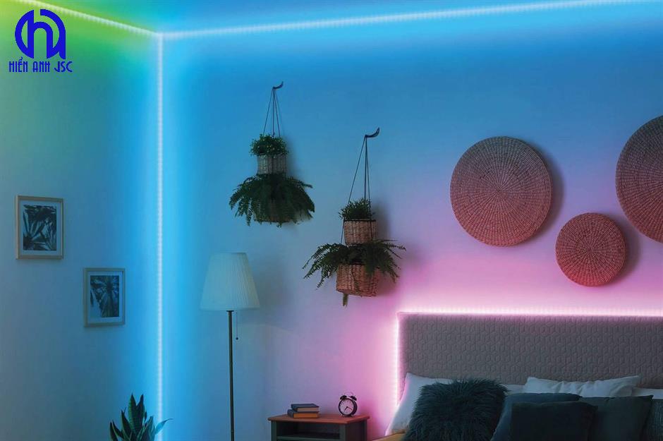 Hướng dẫn trang trí phòng ngủ bằng đèn led dây đẹp