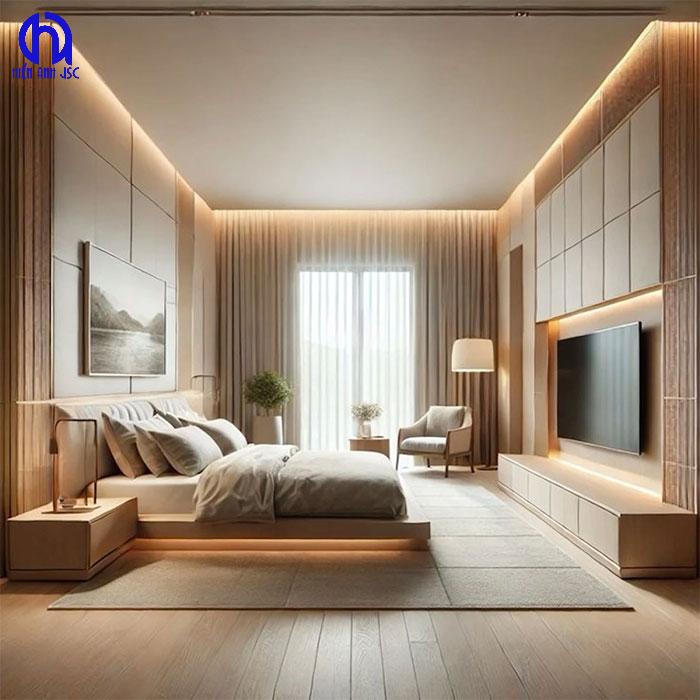 Xu hướng gạch ốp lát phòng ngủ 2026 đẹp độc đáo