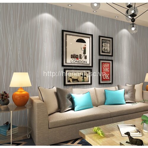 Giấy dán tường 3D - Họa tiết sọc chéo đặc biệt 9 Giấy dán tường 3D phòng khách