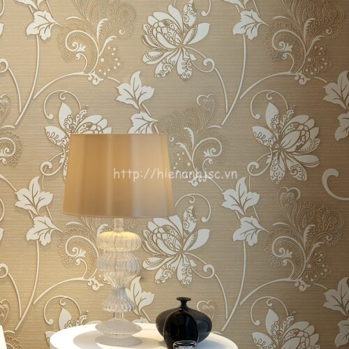 Giấy dán tường họa tiết dây leo phòng ngủ - 3D019