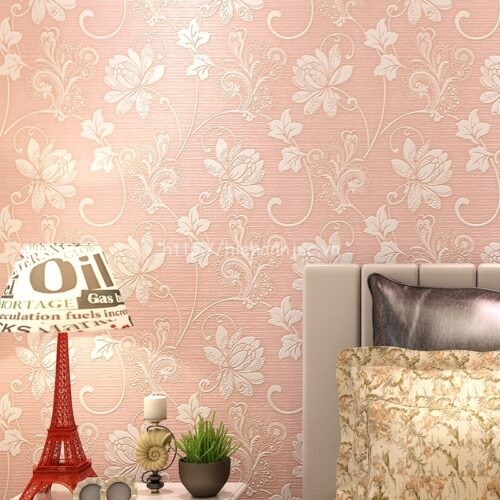 Giấy dán tường họa tiết dây leo phòng ngủ - 3D019