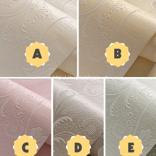 Giấy dán tường họa tiết dây leo phòng ngủ - 3D019