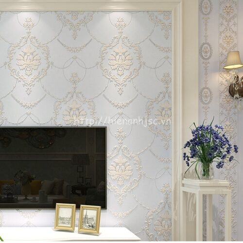 Giấy dán tường 3D hoa văn dập nổi - 3D024