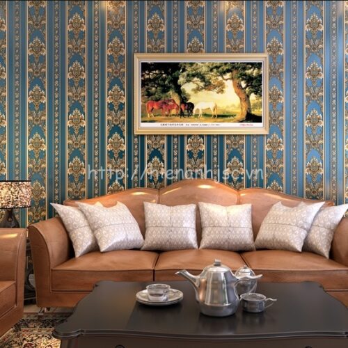 Giấy dán tường 3D - Họa tiết hoa văn dập nổi 3D025 5 Giấy dán tường hoa văn dập nổi - 3D025