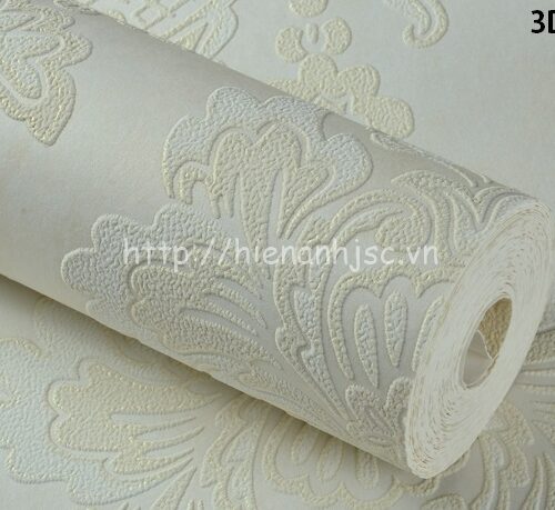 Giấy dán tường 3D - Họa tiết hoa văn dập nổi 3D025 7 Giấy dán tường hoa văn dập nổi - 3D025