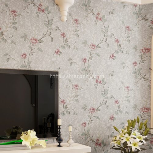 Giấy dán tường họa tiết hoa hồng - 3D027