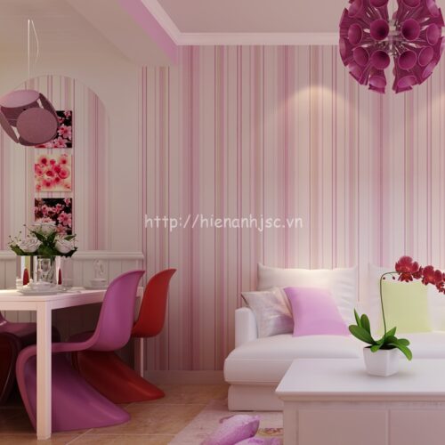 Giấy dán tường 3D họa tiết kẻ sọc - 3D029