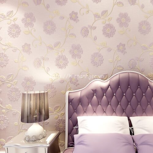 Giấy dán tường 3D - Họa tiết hoa văn cách điệu dập nổi 3D030 7 Giấy dán tường hoa dập nổi - 3D030