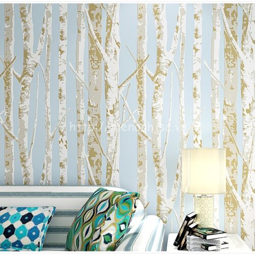 Giấy dán tường 3D họa tiết thân cây - 3D032