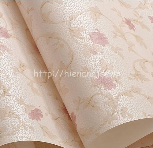 Giấy dán tường họa tiết hoa lá đơn giản - 3D033