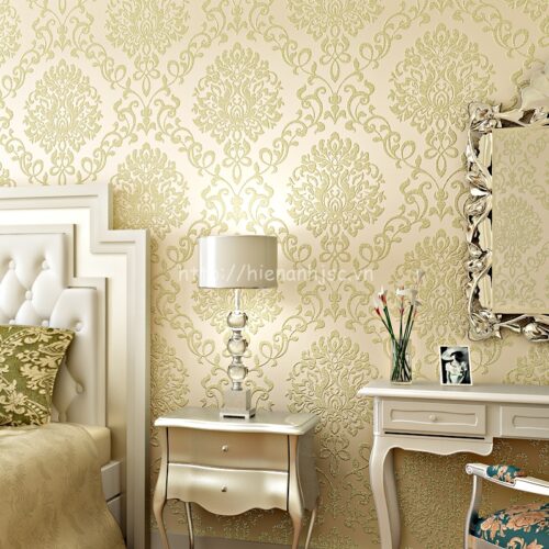 Giấy dán tường họa tiết hoa văn dập nổi - 3D035