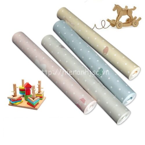 Giấy dán tường họa tiết mây và khinh khí cầu - 3D036