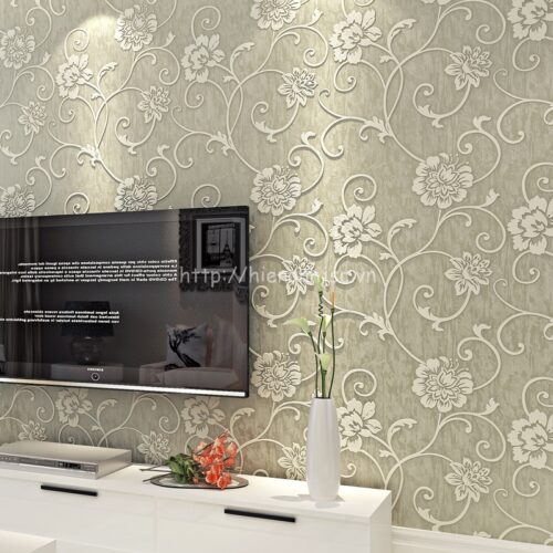 Giấy dán tường họa tiết dây leo phong cách - 3D038