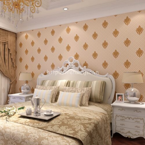 Giấy dán tường họa tiết cách điệu đơn giản - 3D040