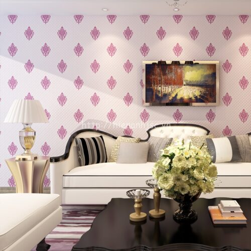 Giấy dán tường họa tiết cách điệu đơn giản - 3D040