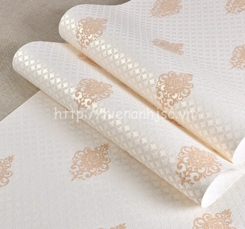 Giấy dán tường họa tiết cách điệu đơn giản - 3D040
