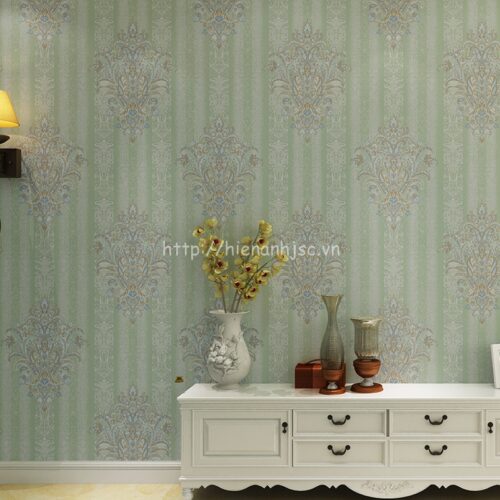 Giấy dán tường hoa văn cách điệu phòng ngủ - 3D041