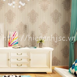 Giấy dán tường hoa văn cách điệu phòng ngủ - 3D041