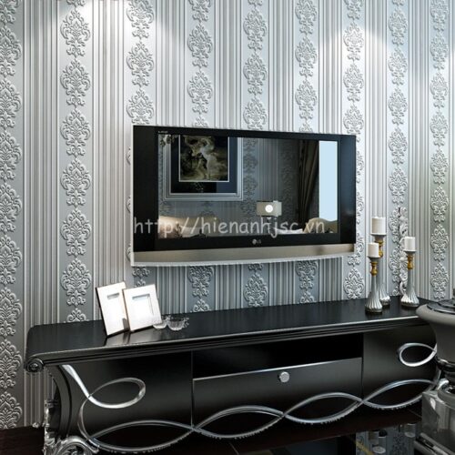 Giấy dán tường họa tiết vân sọc thẳng - 3D045