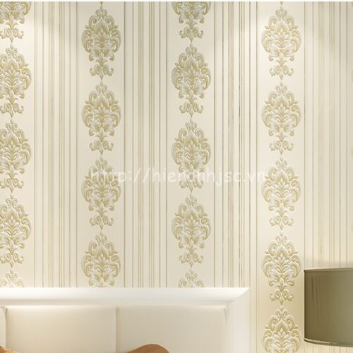 Giấy dán tường họa tiết vân sọc thẳng - 3D045