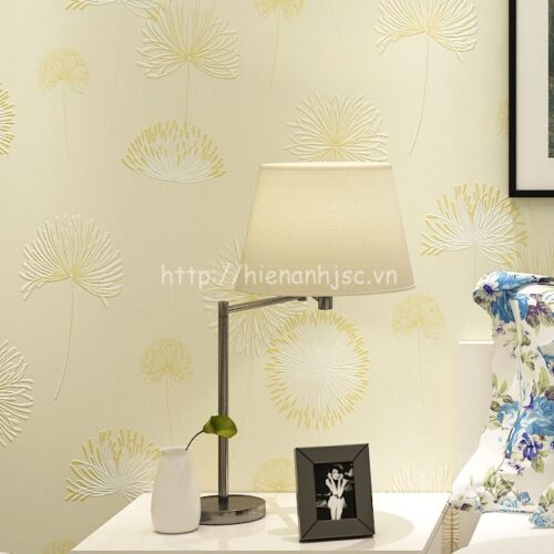 Giấy dán tường họa tiết hoa cỏ may - 3D047