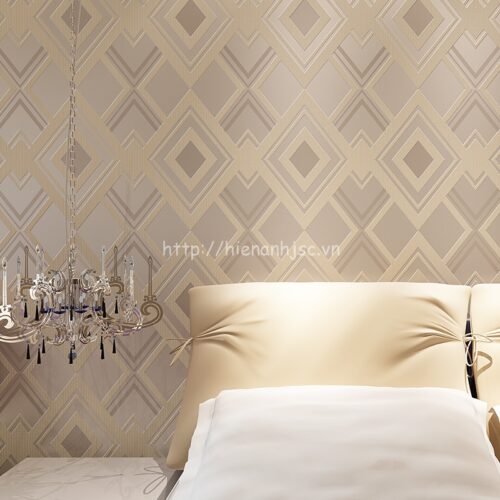 Giấy dán tường 3D họa tiết ô vuông hiện đại - 3D052