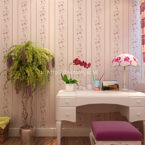 Giấy dán tường 3D - Họa tiết hoa lá sang trọng 3D059 6 Giấy 3D dán tường họa tiết hoa lá sang trọng - 3D059