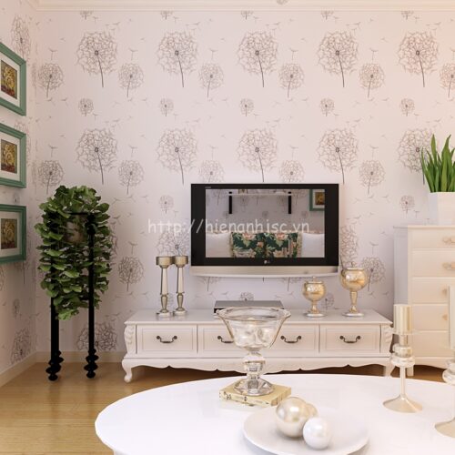 Giấy dán tường 3D - Họa tiết hoa bồ công anh 3D070 5 Giấy dán tường họa tiết bồ công anh - 3D070