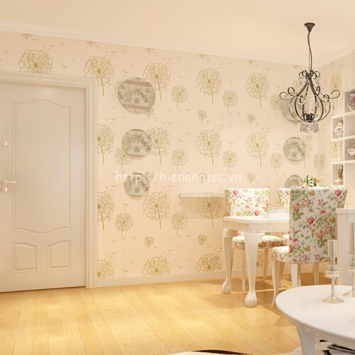 Giấy dán tường 3D - Họa tiết hoa bồ công anh 3D070 6 Giấy dán tường họa tiết bồ công anh - 3D070