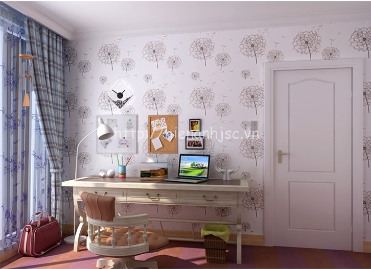 Giấy dán tường 3D - Họa tiết hoa bồ công anh 3D070 10 3D070 7 Hoa tiet hoa bo cong anh