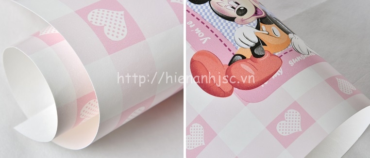 Giấy dán tường 3D - Họa tiết chuột Mickey Mouse cho bé 3D072 13 3D072 Z hoatien chuot mickey mouse cho be