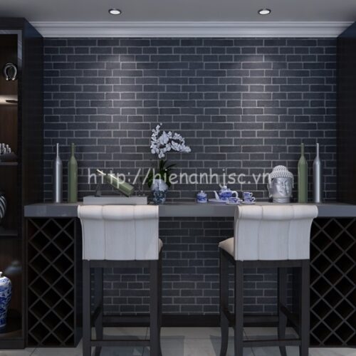 Giấy dán tường 3D - Họa tiết giả gạch hiện đại 3D073 4 3D073-Z-Giấy dán tường giả gạch 3D hiện đại