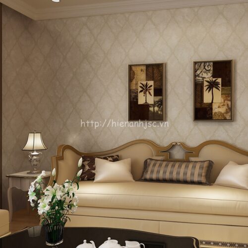 3D078-Z-Giấy 3D dán phòng khách họa tiết ô vuông