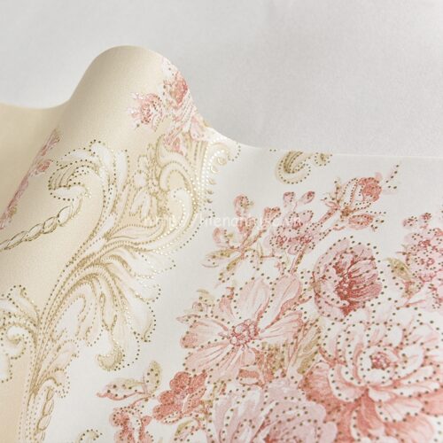 3D081-Z-Giấy dán tường 3D họa tiết hoa mờ