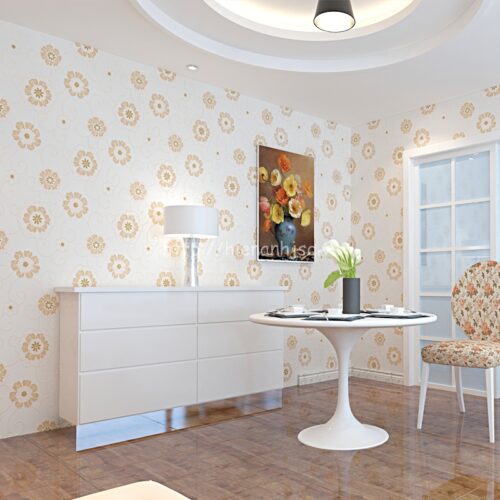 3D082-Z-Giấy dán tường 3D dập nổi