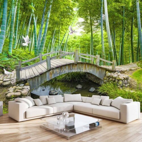 5d026-4-tranh rung tre 3D dan phong khach