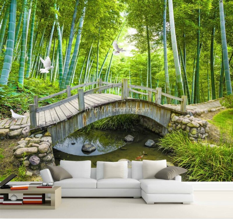 5d026-4-tranh rung tre 3D dan phong khach