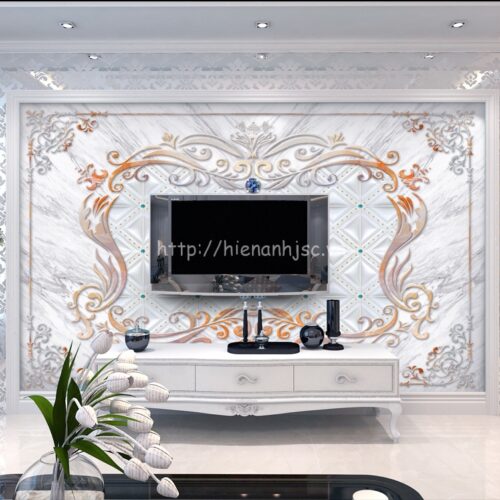 5d031-4-tranh giấy 3D dán tường giả đá cẩm thạch