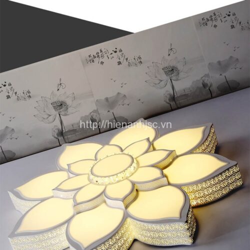 Đèn trần trang trí hình bông sen-7-HinhBongSen