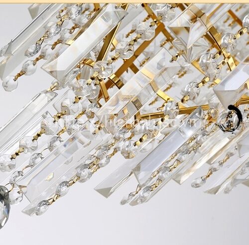 Đèn chùm trang trí pha lê tinh tế hiện đại DTT002 8 Đèn trang trí thả pha lê hiện đại