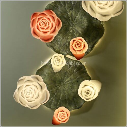 Đèn trang trí cổ điển hoa sen trung quốc