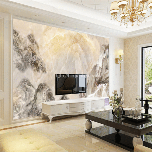 tranh dan tuong 5d tranh nui gia da