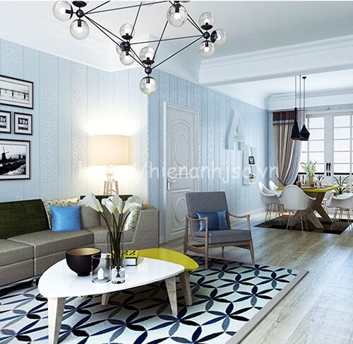 Giấy dán tường 3D - Họa tiết hoa văn dập nổi bố trí kẻ sọc 3D087 6 3D087-7-giay dan tuong 3d hoa tiet hoa van dap noi bo tri ke soc