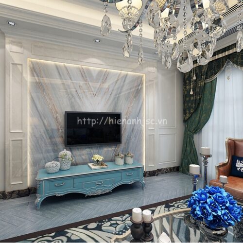 5D045-2-tranh gia dan tuong 5D da sau ke tivi