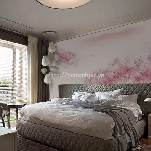 5D046-3-Tranh 3D dán tường rung dao trong suong mu