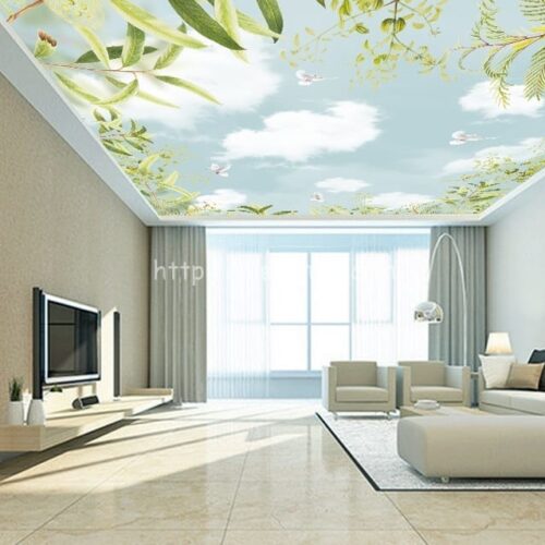 5D057-4-tranh bau troi la tuoi chim bo cau dan tran