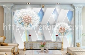 5D065 1 tranh hoa bo cong anh boi canh hien dai